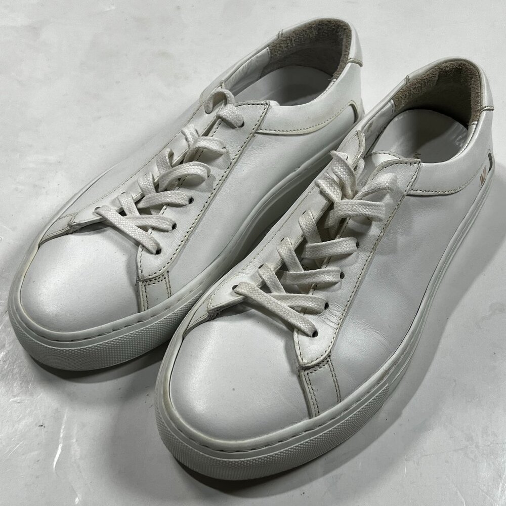 M.M. LaFleur x KOIO Capri Low Top Lace Up Sneakers Genuine Leather White 37‎ 7